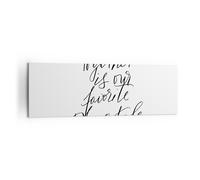 Cuadro Sobre Lienzo 160x50cm Cuadros Pared Juntos Nuestro Lugar Wall Art Prints