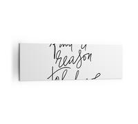 Cuadro Sobre Lienzo 160x50cm Cuadros Pared Manuscrito Lema Creer Wall Art Prints