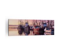Cuadro Sobre Lienzo 160x50cm Cuadros Pared Marina Oeste El Sol Wall Art Prints