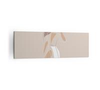 Cuadro Sobre Lienzo 160x50cm Cuadros Pared Minimalismo Mujer Crayon Wall Art
