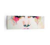 Cuadro Sobre Lienzo 160x50cm Cuadros Pared Mujer cara cosmética Wall Art Prints