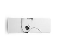 Cuadro Sobre Lienzo 160x50cm Cuadros Pared Retrato Mujer Esbozo Wall Art Prints