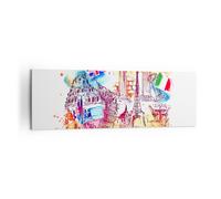 Cuadro Sobre Lienzo 160x50cm Cuadros Pared Viajes Europa historia castillo Art
