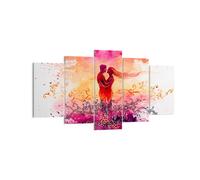 Cuadro Sobre Lienzo 160x85cm Cuadros Pared Amor Pareja luna de miel Wall Art