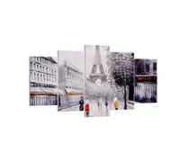 Cuadro Sobre Lienzo 160x85cm Cuadros Pared Arquitectura París Eiffle francia Art