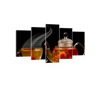 Cuadro Sobre Lienzo 160x85cm Cuadros Pared Asia té sabor pote Wall Art Prints