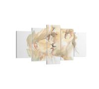 Cuadro Sobre Lienzo 160x85cm Cuadros Pared Beso Pareja Amor Wall Art Prints