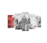 Cuadro Sobre Lienzo 160x85cm Cuadros Pared Catedral Berlín Amantes Wall Art