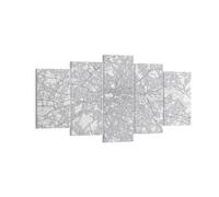 Cuadro Sobre Lienzo 160x85cm Cuadros Pared Ciudad Mapa Londres Wall Art Prints