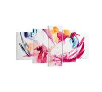 Cuadro Sobre Lienzo 160x85cm Cuadros Pared femenino flor verano luna de miel Art