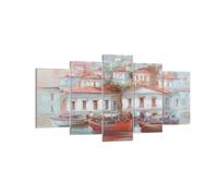 Cuadro Sobre Lienzo 160x85cm Cuadros Pared Imagen Velero Puerto Wall Art Prints