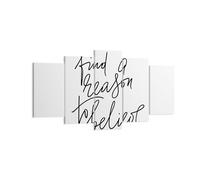 Cuadro Sobre Lienzo 160x85cm Cuadros Pared Manuscrito Lema Creer Wall Art Prints
