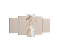 Cuadro Sobre Lienzo 160x85cm Cuadros Pared Minimalismo Mujer Crayon Wall Art