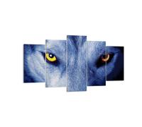 Cuadro Sobre Lienzo 160x85cm Cuadros Pared Mira El Lobo Ojos Wall Art Prints