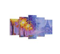 Cuadro Sobre Lienzo 160x85cm Cuadros Pared París Faroles Eiffel Wall Art Prints