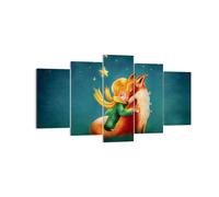 Cuadro Sobre Lienzo 160x85cm Cuadros Pared Pequeño Príncipe noviembre Wall Art