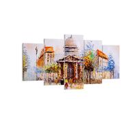Cuadro Sobre Lienzo 160x85cm Cuadros Pared Pintura Arquitectura torre torre Art