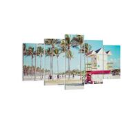 Cuadro Sobre Lienzo 160x85cm Cuadros Pared playa miami florida Wall Art Prints