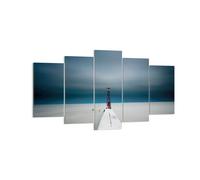 Cuadro Sobre Lienzo 160x85cm Cuadros Pared Torre Playa Cielo Wall Art Prints