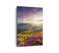 Cuadro sobre Lienzo 50x70 cm Moderno Vertical Paisajes Naturaleza - 3152