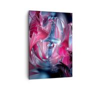 Cuadro Sobre Lienzo 50x70cm Cuadros Abstracción química cibernética Wall Art