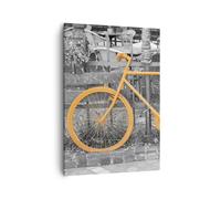 Cuadro Sobre Lienzo 50x70cm Cuadros bicicletas deporte transporte viejo Wall Art