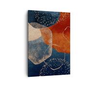 Cuadro Sobre Lienzo 50x70cm Cuadros Los colores las formas la geometría Wall Art