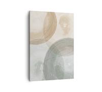 Cuadro Sobre Lienzo 50x70cm Cuadros Pared Acuarela Ruedas Pastel Wall Art Prints