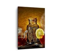Cuadro Sobre Lienzo 50x70cm Cuadros Pared Asia té sabor salud Wall Art Prints