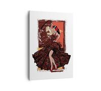 Cuadro Sobre Lienzo 50x70cm Cuadros Pared bailar bailarina Wall Art Prints Decor