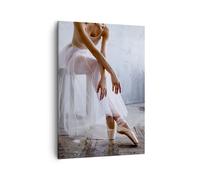 Cuadro Sobre Lienzo 50x70cm Cuadros Pared Bailarina Ballet Estudio Wall Art
