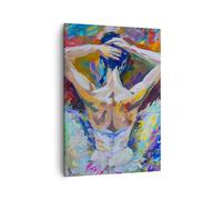 Cuadro Sobre Lienzo 50x70cm Cuadros Pared bailarina de ballet bailar Wall Art