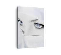 Cuadro Sobre Lienzo 50x70cm Cuadros Pared Belleza cara niña moda Wall Art Prints