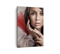 Cuadro Sobre Lienzo 50x70cm Cuadros Pared Belleza vestido moda modelo Wall Art