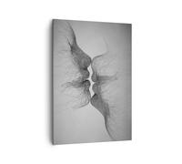 Cuadro Sobre Lienzo 50x70cm Cuadros Pared Beso Amor Pareja Wall Art Prints Decor