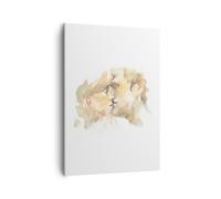 Cuadro Sobre Lienzo 50x70cm Cuadros Pared Beso Pareja Amor Wall Art Prints Decor