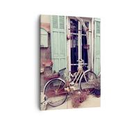 Cuadro Sobre Lienzo 50x70cm Cuadros Pared Bicicletas Vintage Vivienda Wall Art