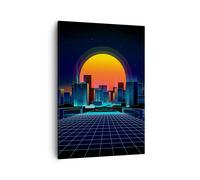 Cuadro Sobre Lienzo 50x70cm Cuadros Pared ciudad moderna Wall Art Prints Decor