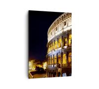 Cuadro Sobre Lienzo 50x70cm Cuadros Pared Coliseo Roma arquitectura Wall Art