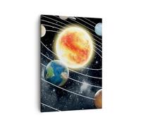 Cuadro Sobre Lienzo 50x70cm Cuadros Pared cosmos planeta Wall Art Prints Decor