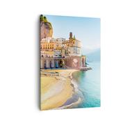 Cuadro Sobre Lienzo 50x70cm Cuadros Pared Costa Amalfi Italia Wall Art Prints