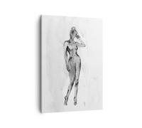 Cuadro Sobre Lienzo 50x70cm Cuadros Pared Desnudez Mujer Cuerpo Wall Art Prints