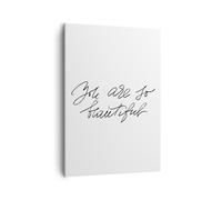 Cuadro Sobre Lienzo 50x70cm Cuadros Pared Eres Tan Hermosa Wall Art Prints Decor