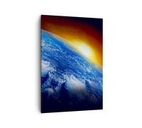 Cuadro Sobre Lienzo 50x70cm Cuadros Pared Galaxia tierra espacio Wall Art Prints