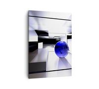 Cuadro Sobre Lienzo 50x70cm Cuadros Pared Gráficos esfera geometría Wall Art