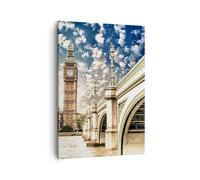 Cuadro Sobre Lienzo 50x70cm Cuadros Pared Londres arquitectura gran ben Wall Art