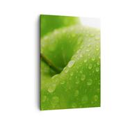 Cuadro Sobre Lienzo 50x70cm Cuadros Pared Manzana fruta vitamina salud Wall Art