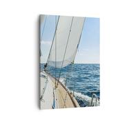 Cuadro Sobre Lienzo 50x70cm Cuadros Pared mar crucero vela Wall Art Prints Decor