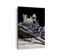 Cuadro Sobre Lienzo 50x70cm Cuadros Pared militaria rifle Wall Art Prints Decor