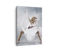 Cuadro Sobre Lienzo 50x70cm Cuadros Pared Mujer bailarina ballet Wall Art Prints